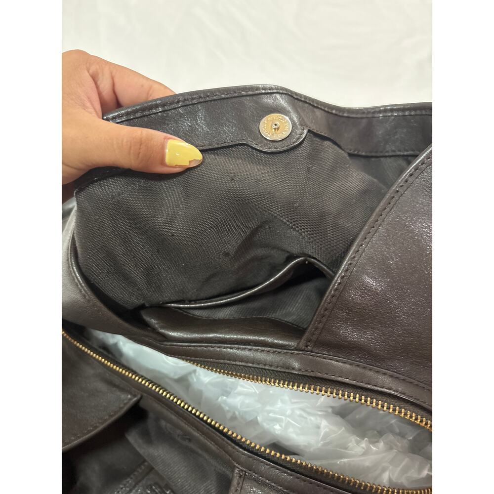 Coach Edie Shoulder Bag 28 in Signature Jacquard Logo Work Travel Y2k Purse - Picture 9 of 13